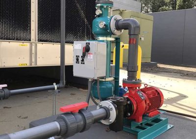 PUMP AND PARTICLE SEPARATOR INSTALLATION