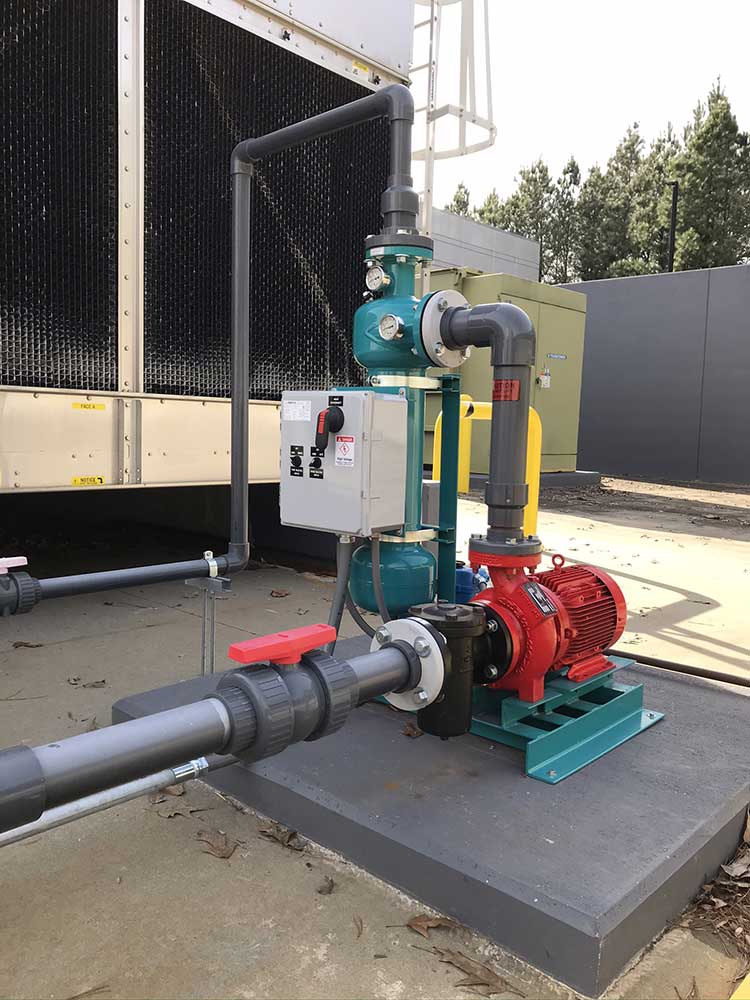 PUMP AND PARTICLE SEPARATOR INSTALLATION
