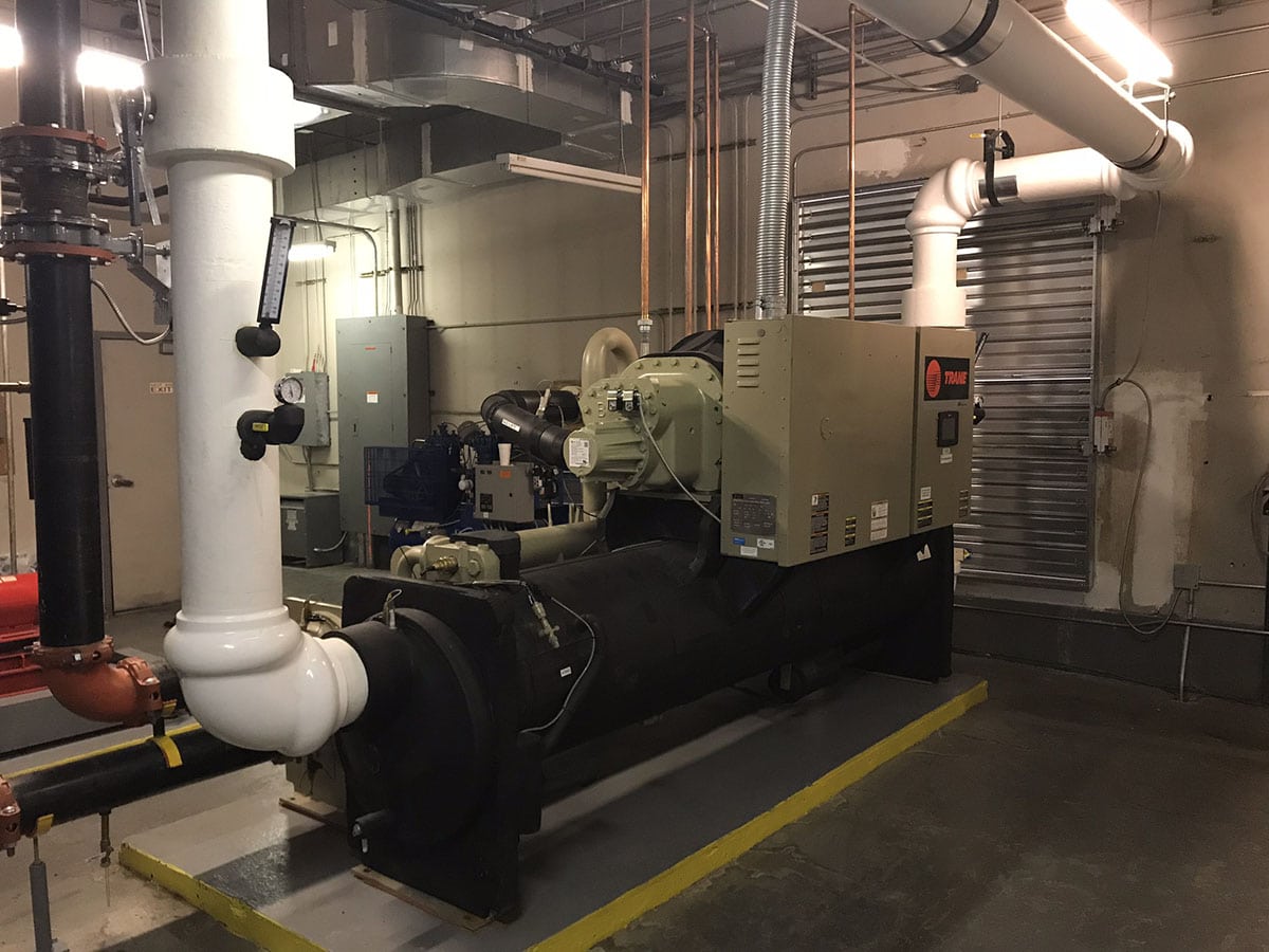 F Water Cooled Chiller Replacement Commercial Office Building 1