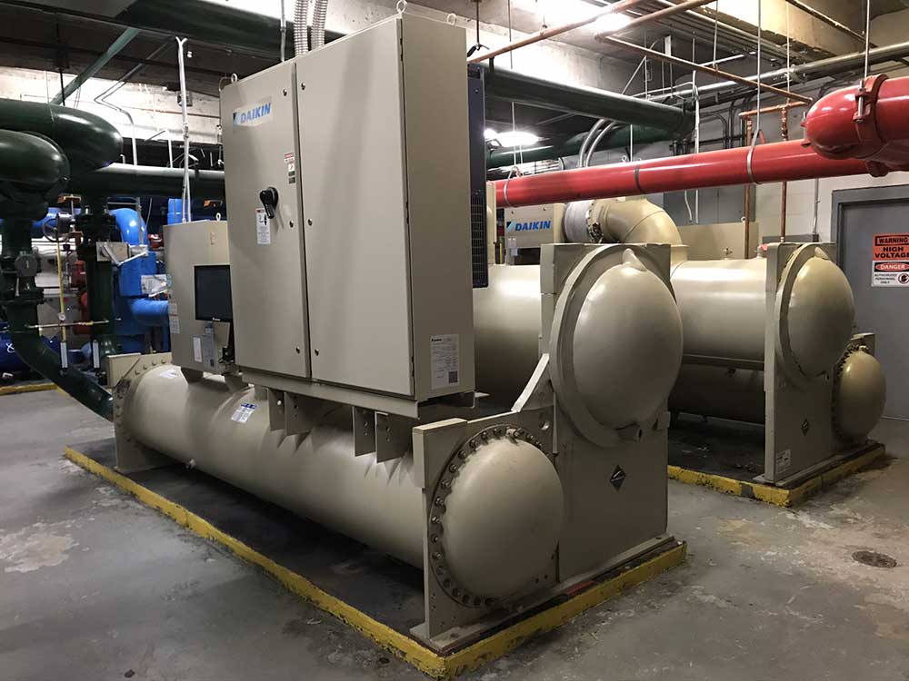 (2) WATER COOLED CHILLER REPLACEMENT