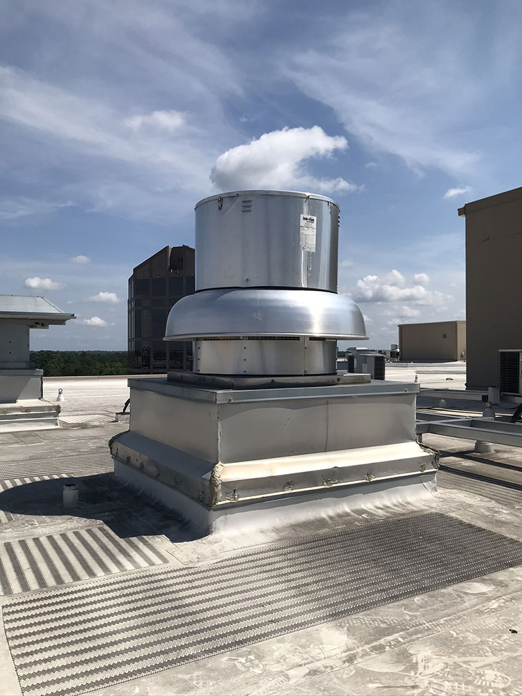 A Exhaust Fan Replacement Commercial Office Building