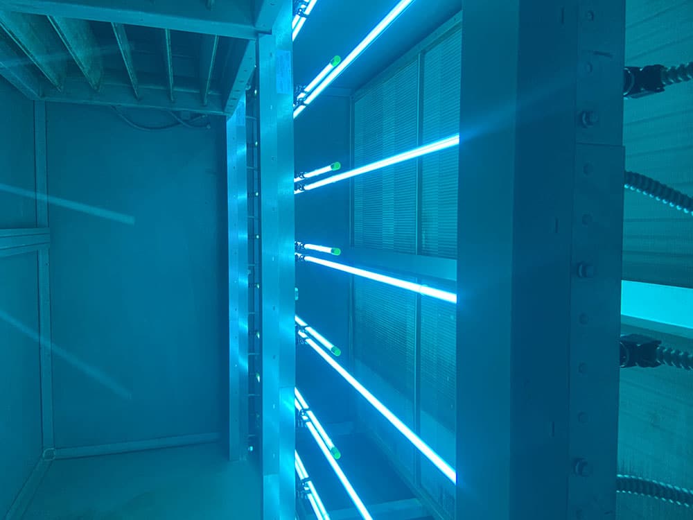 A Uv Light Installation IndustrialHVAC for Warehouse Facilities