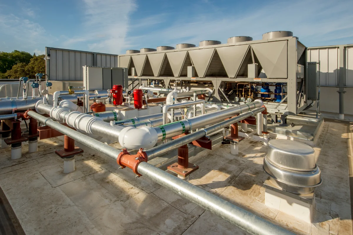 Norcross HVAC Services 3 An industrial space's heating and cooling system.
